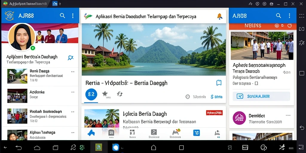 Tampilan antarmuka AJR88 yang menarik dan informatif.