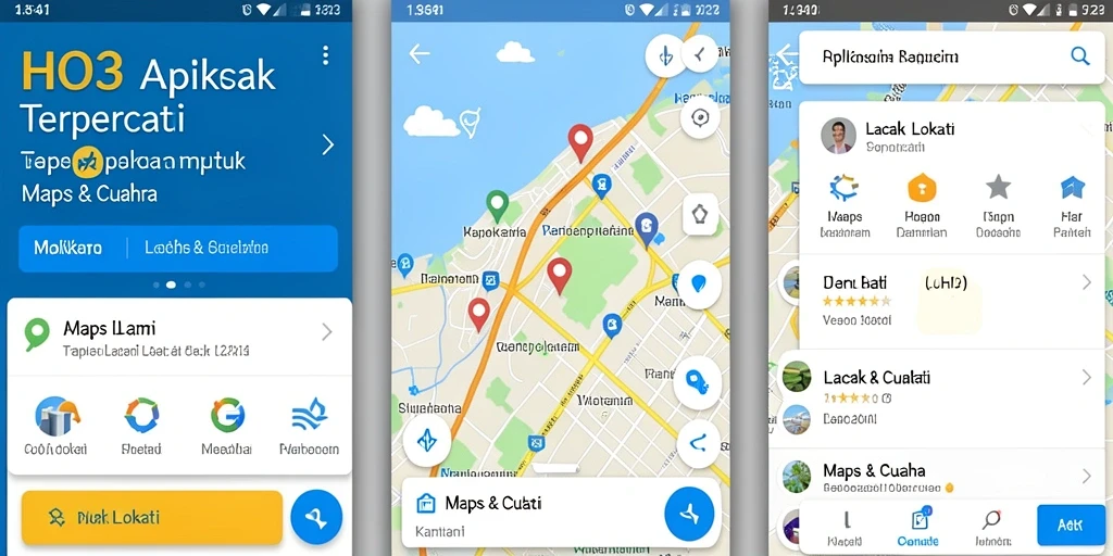 Antarmuka aplikasi HO3 menampilkan fungsi Lacak Lokasi yang intuitif dan informatif.