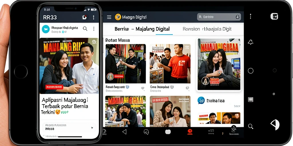 Tampilan antarmuka pengguna yang menarik dari aplikasi RR33.