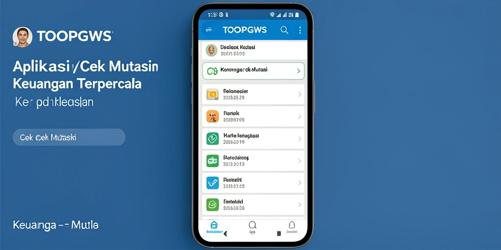 Antarmuka pengguna TOOPGWS yang sederhana dan informatif.