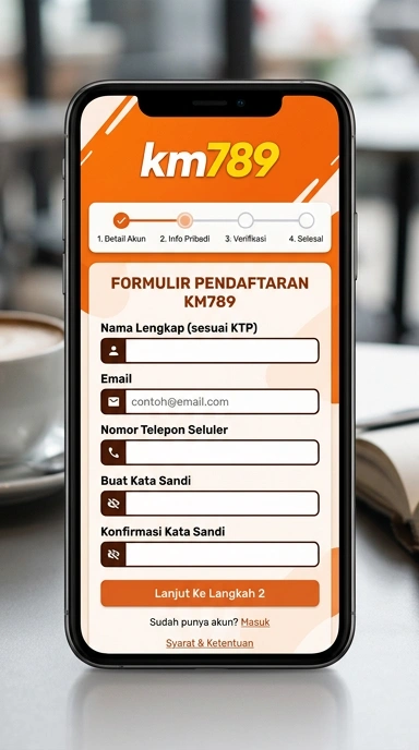Cara Mudah Registrasi Akun km789 untuk Pengguna Android